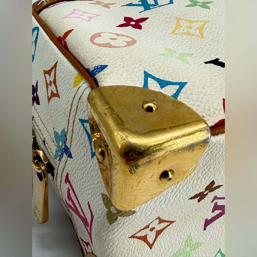 Louis Vuitton Trouville Top Handles Bag Multicolor Canvas