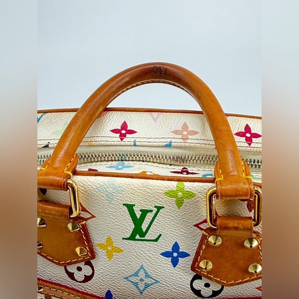 Louis Vuitton Trouville Top Handles Bag Multicolor Canvas