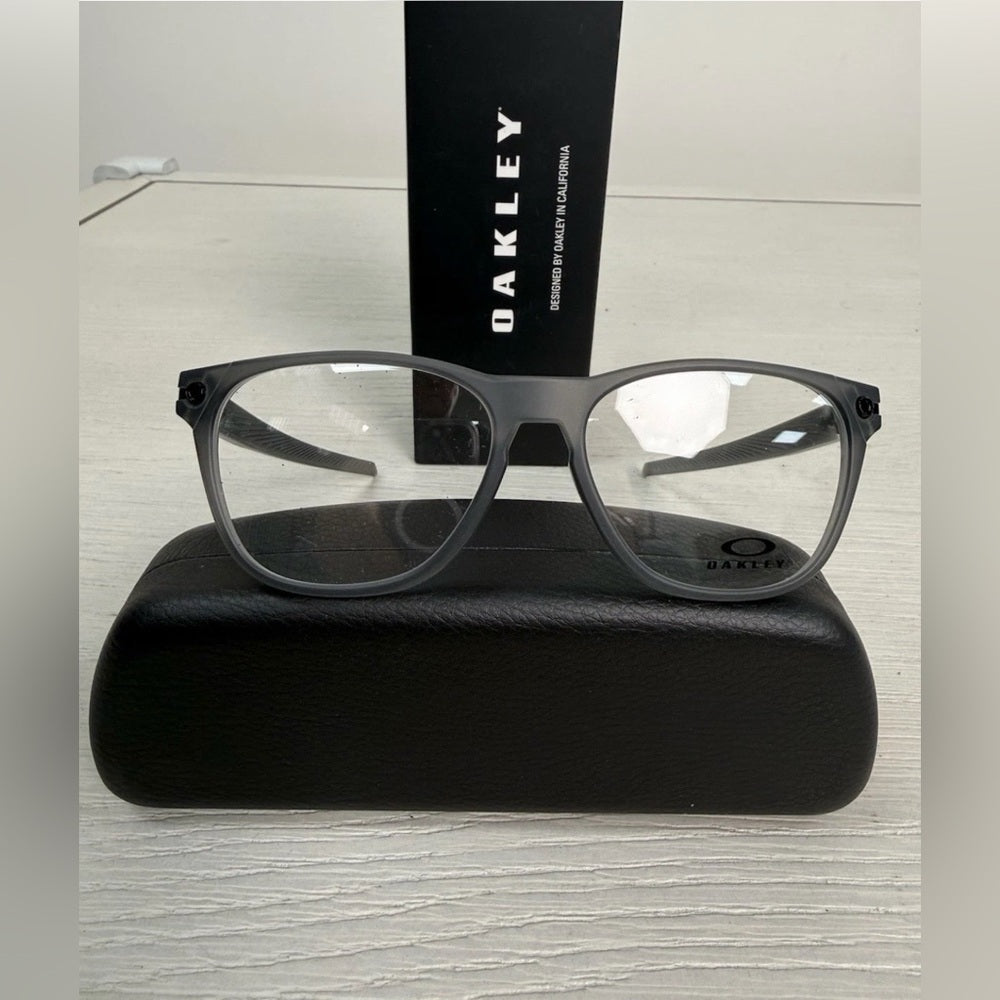 OAKLEY OX8177-0254 OJECTOR 54mm Satin Gray Smoke Eyeglasses Frames Only
