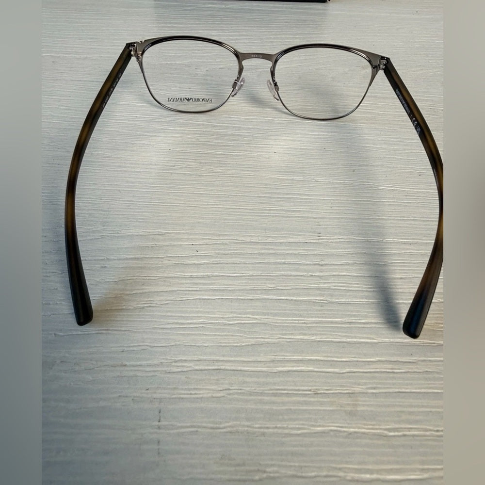Emporio Armani EA1059 3179 Eyeglasses Frame Matte Brown Gunmetal 53-19