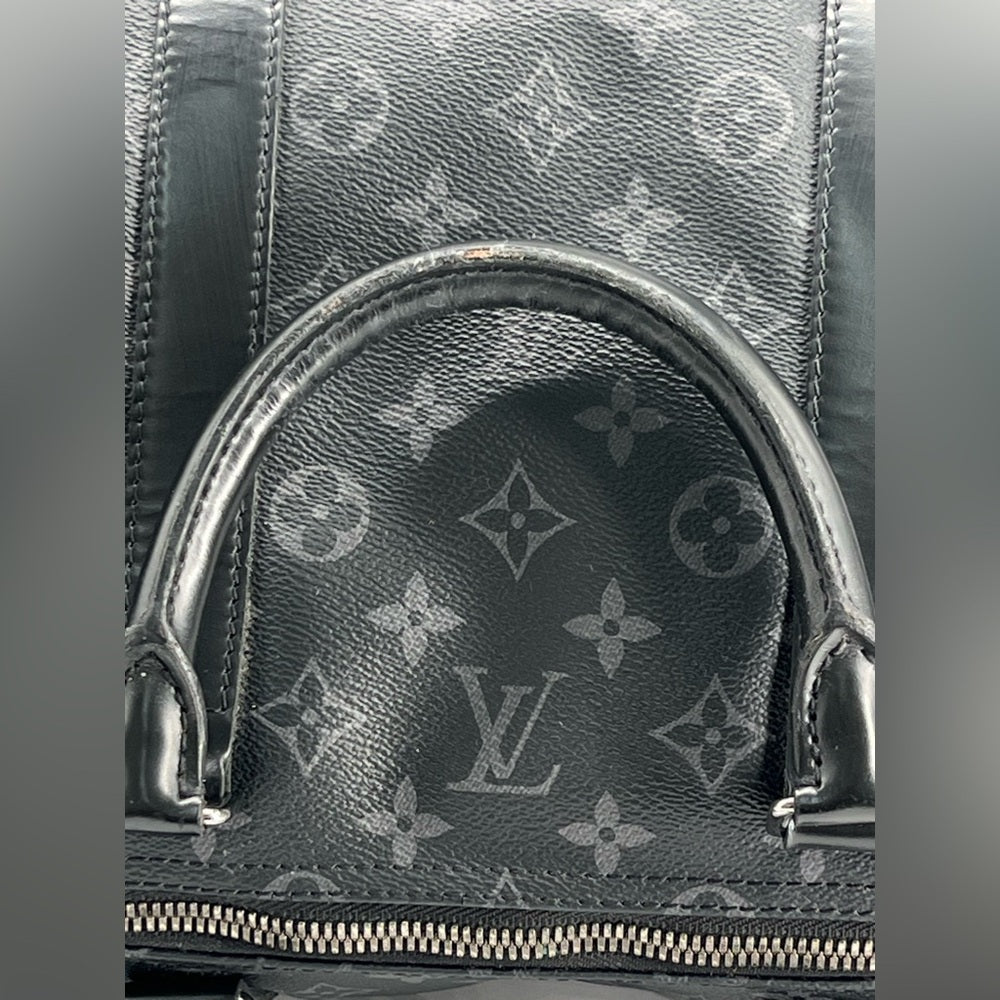 Louis Vuitton Keepall 55 Monogram Eclipse canvas Duffel Bag