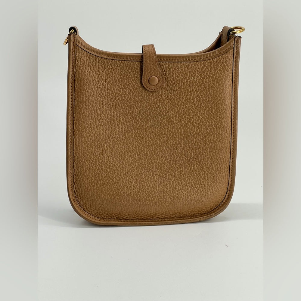 Hermes Taurillon Clemence Evelyne TPM Shoulder Crossbody Bag