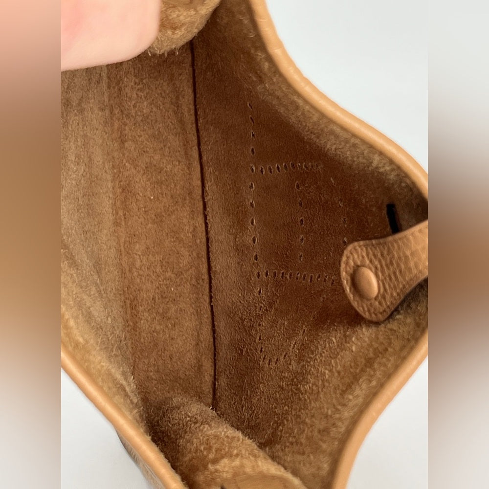 Hermes Taurillon Clemence Evelyne TPM Shoulder Crossbody Bag