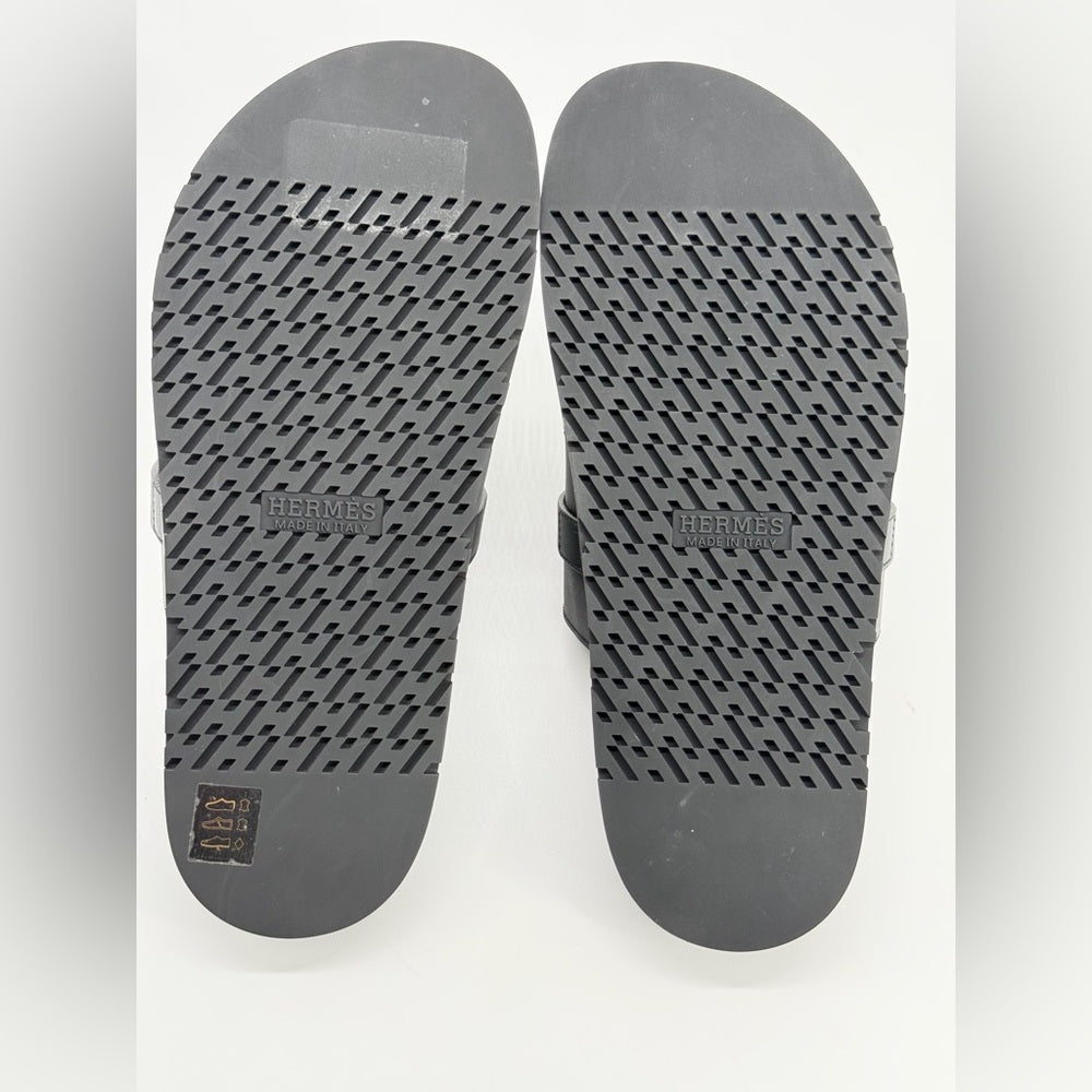 Hermes Jackson Sandals Black Size 40 EU