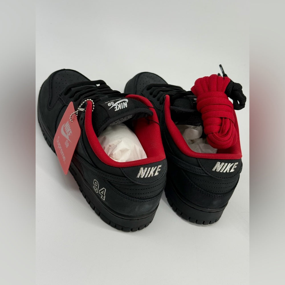 Nike SB Sneaker Dunk Low Black Supreme 94 Size 8