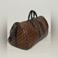 Louis Vuitton Keepall 55 Monogram Brown Canvas Duffle Bag 2023