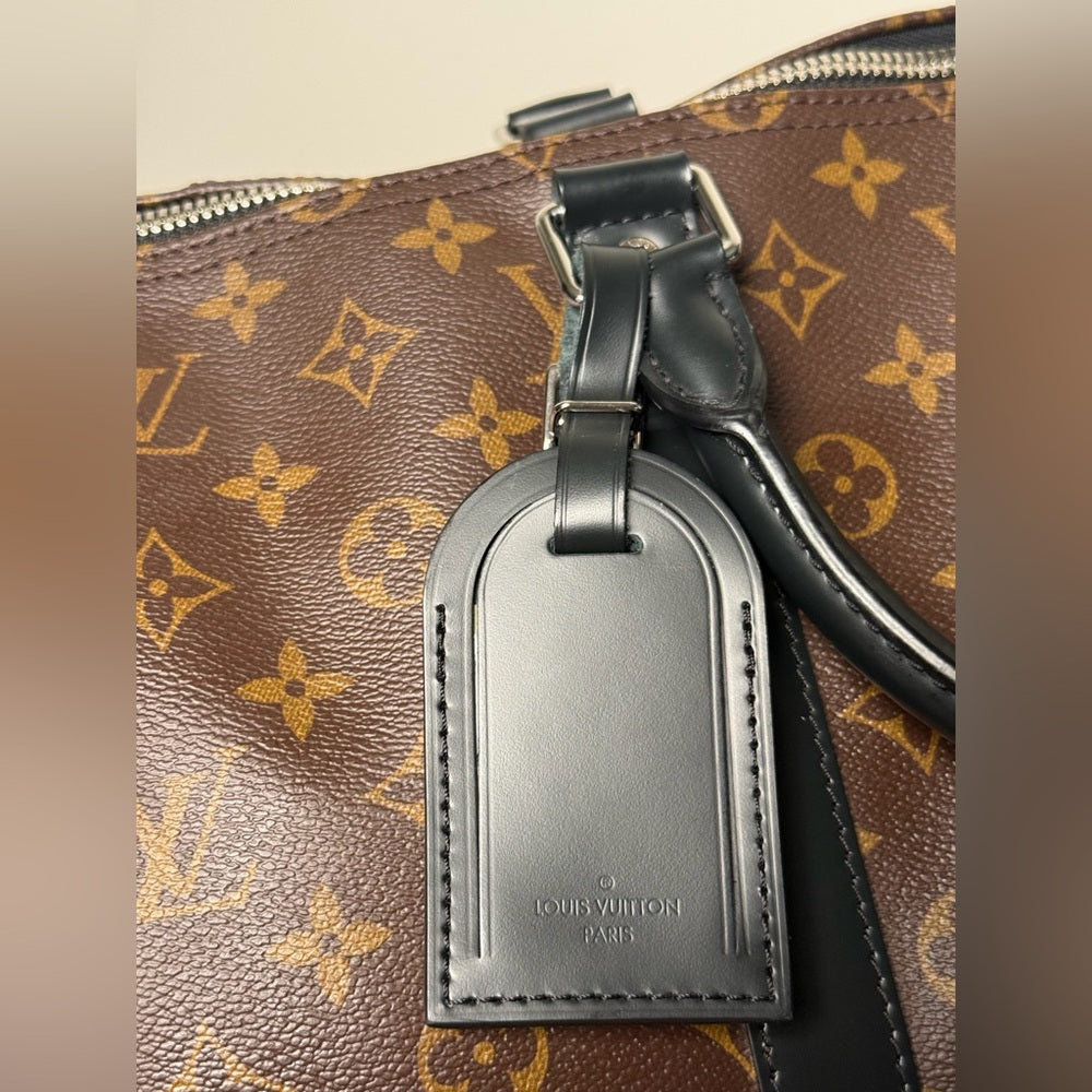 Louis Vuitton Keepall 55 Monogram Brown Canvas Duffle Bag 2023