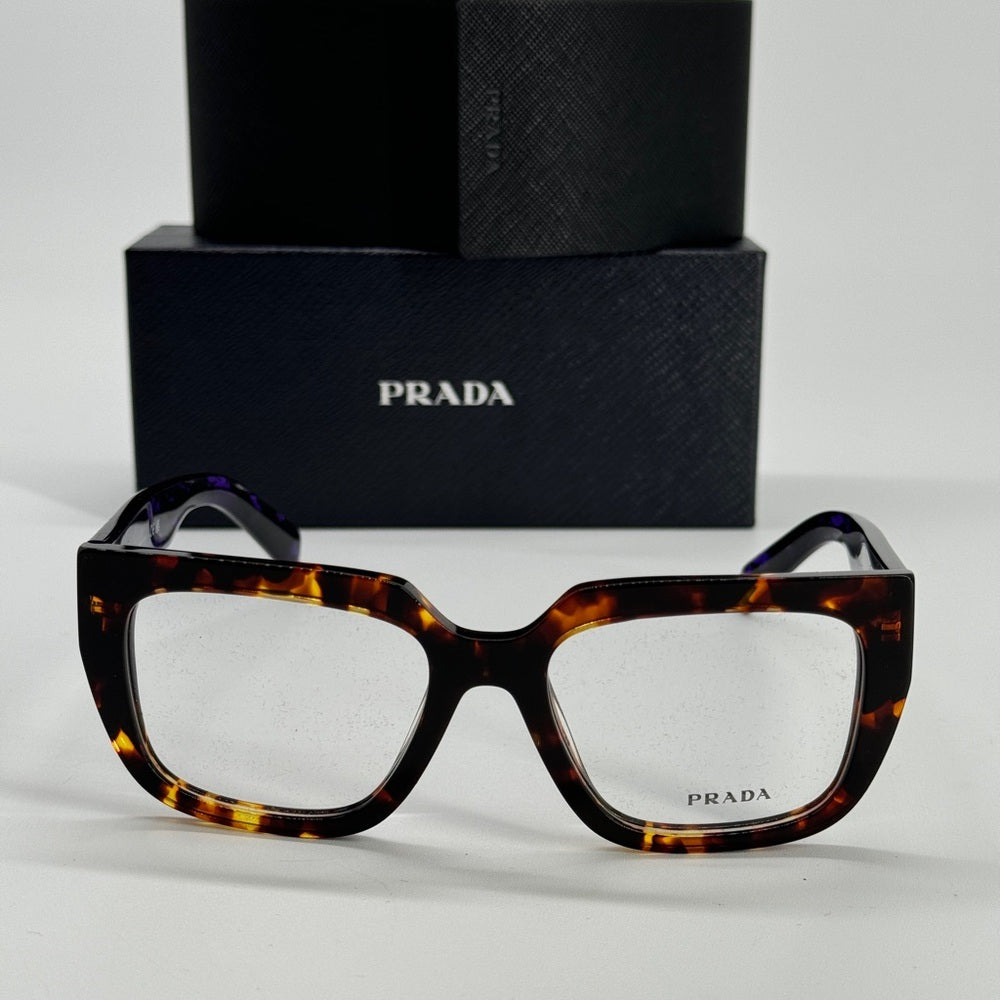 Prada Eyeglasses Frame Havana Purple VPR A03 Size 52/18