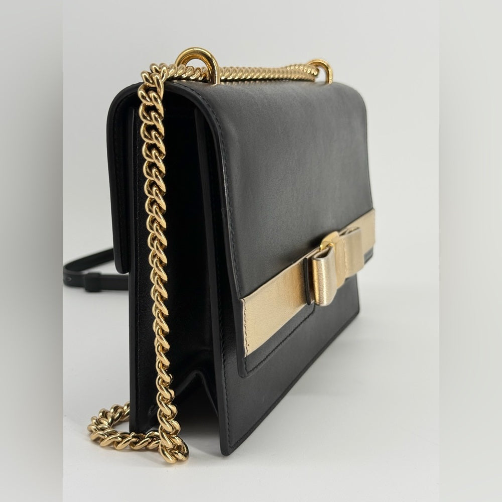Salvatore Ferragamo Vara Bow Chain Flap Bag