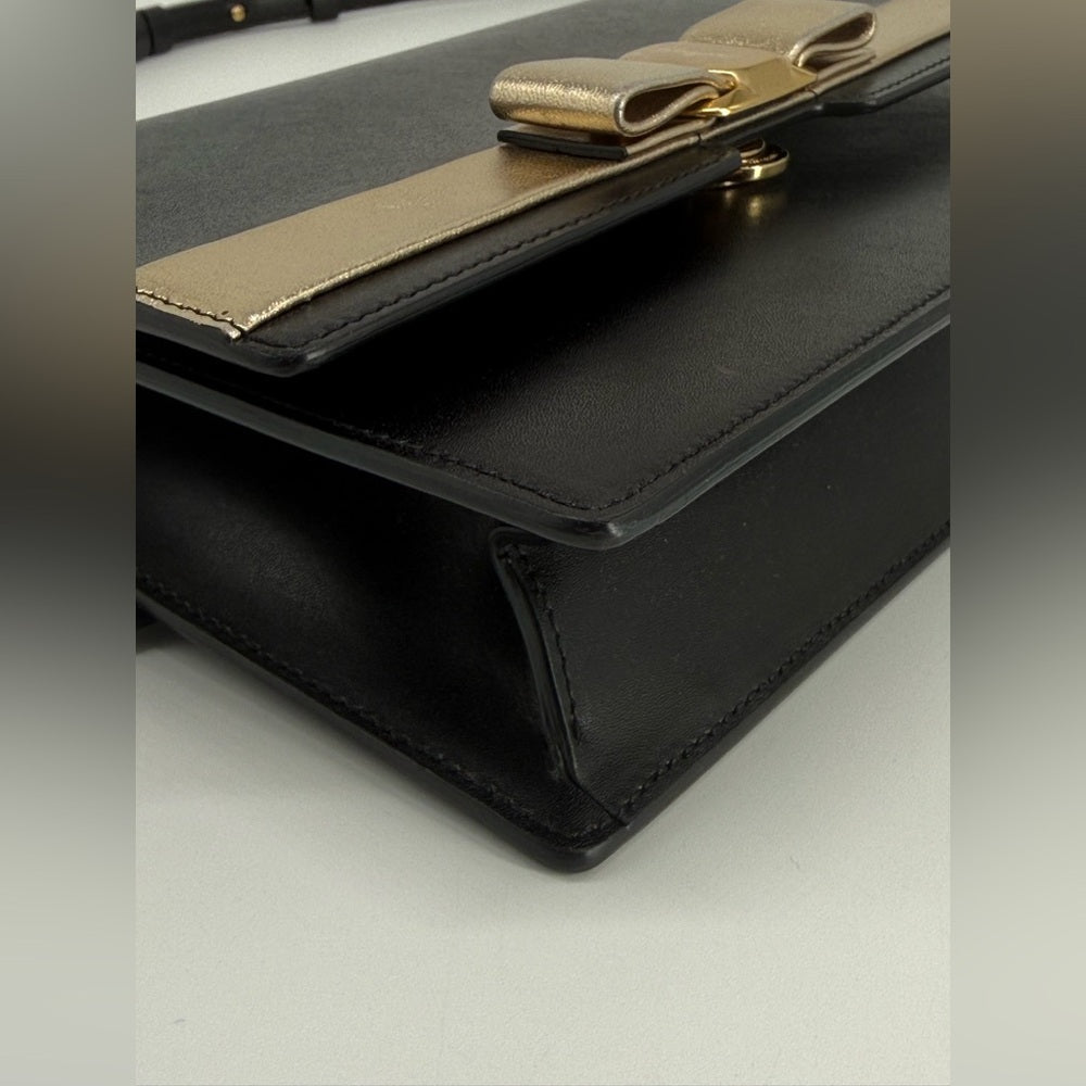 Salvatore Ferragamo Vara Bow Chain Flap Bag