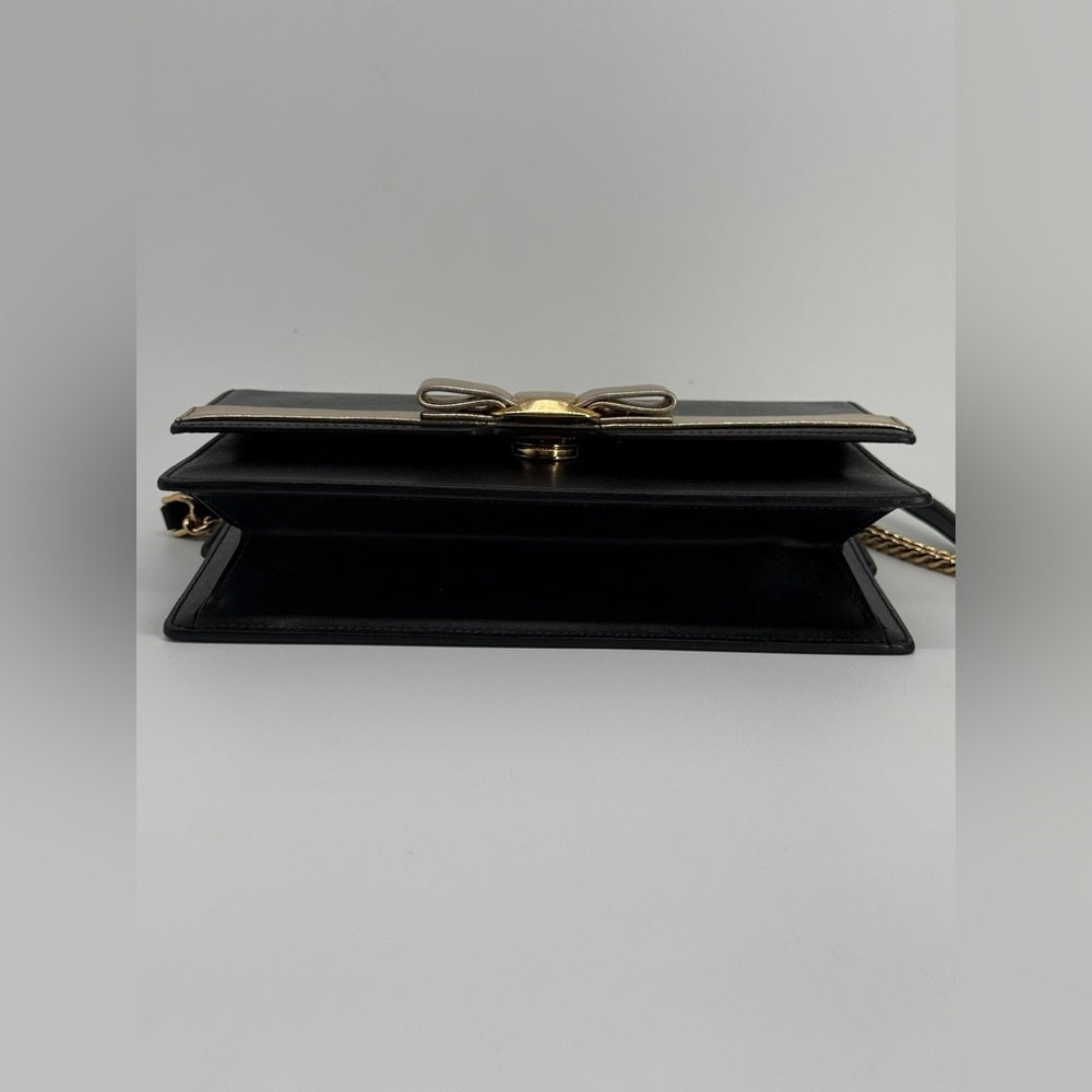 Salvatore Ferragamo Vara Bow Chain Flap Bag