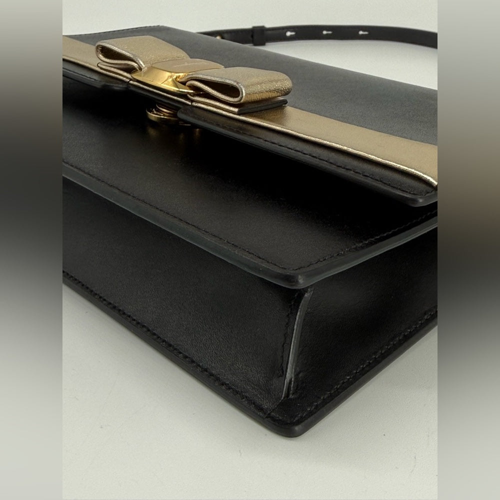 Salvatore Ferragamo Vara Bow Chain Flap Bag