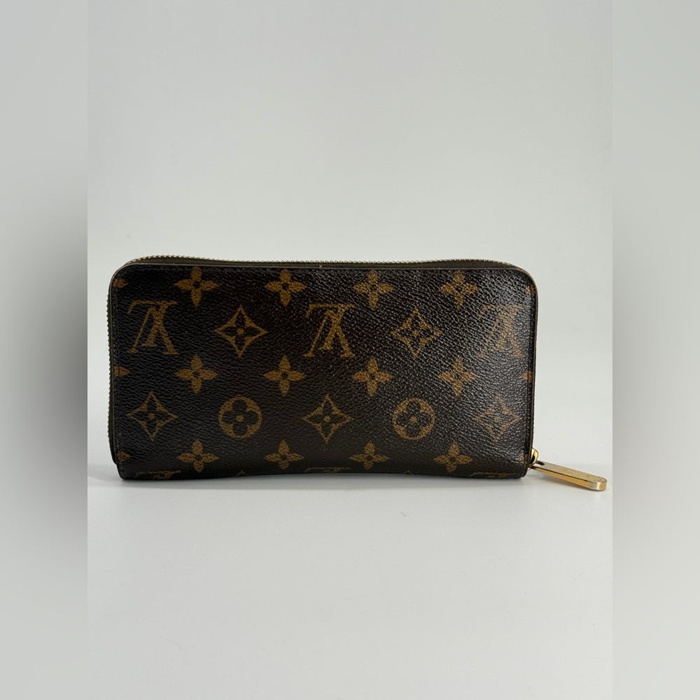 Louis Vuitton Zippy Monogram Brown Canvas Wallet