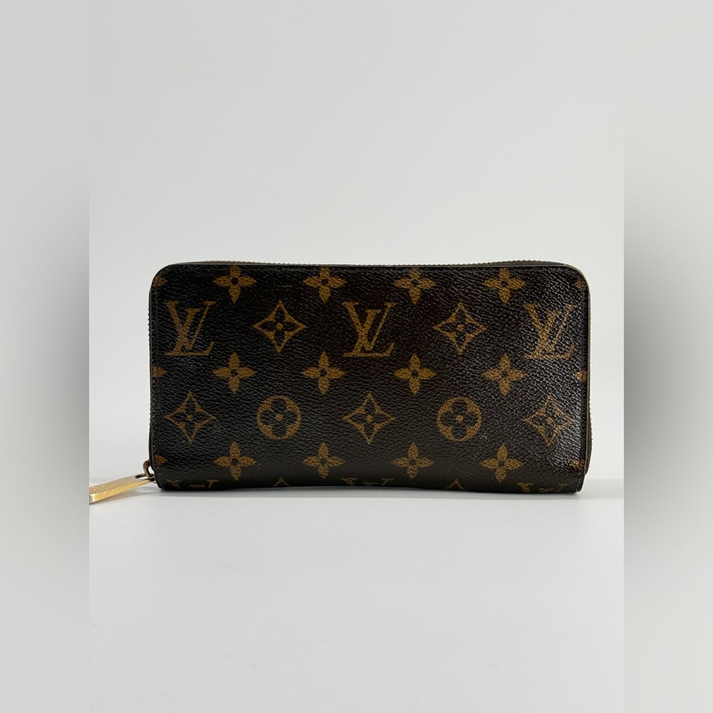 Louis Vuitton Zippy Monogram Brown Canvas Wallet