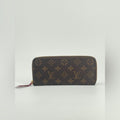 Louis Vuitton Clemence Monogram Canvas Fuchsia Wallet