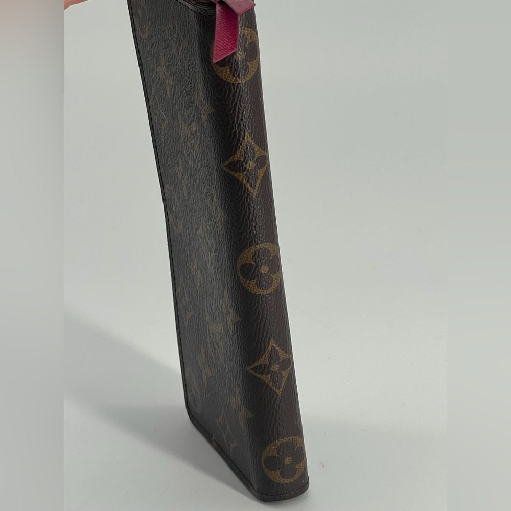 Louis Vuitton Clemence Monogram Canvas Fuchsia Wallet