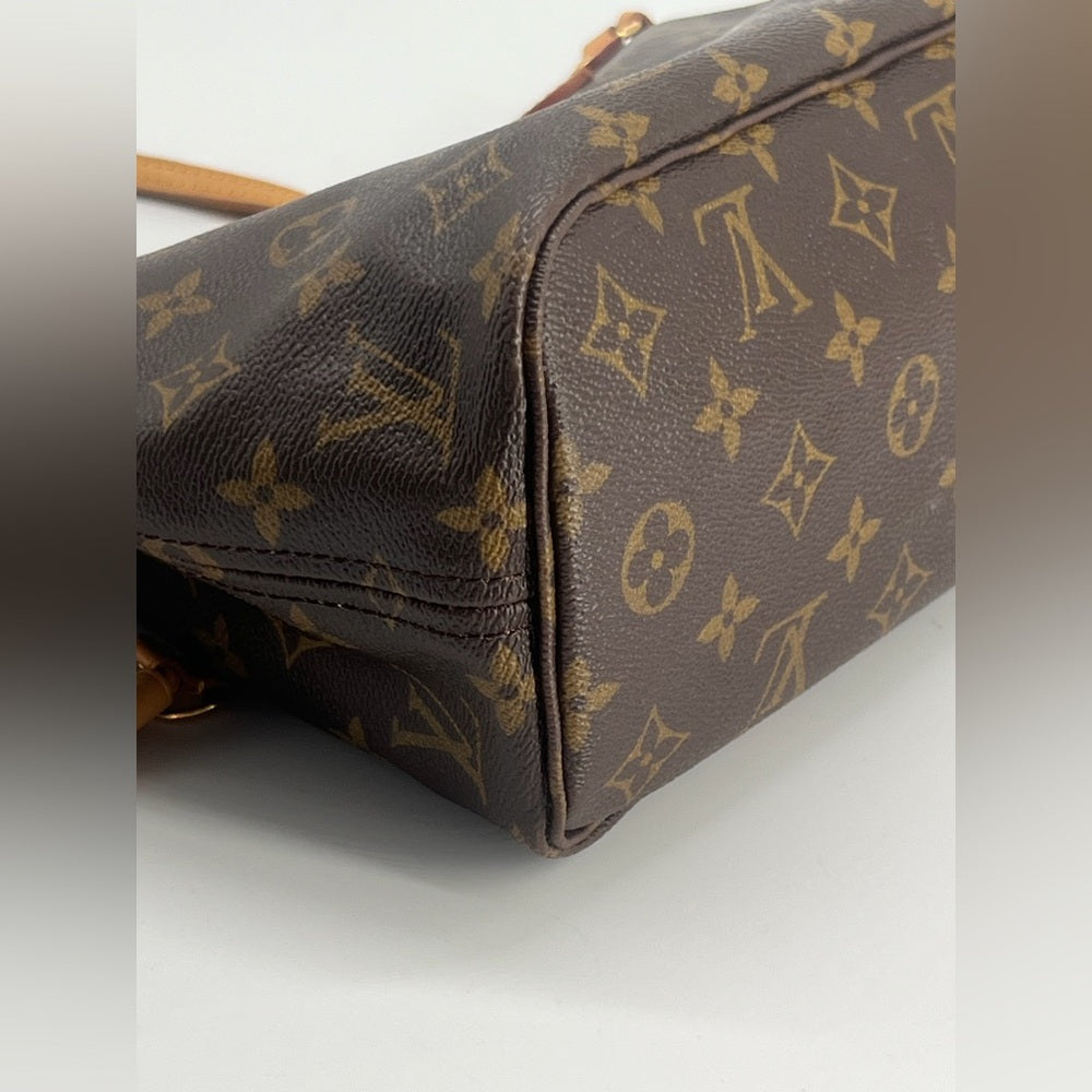 Louis Vuitton Neverfull PM Tote Monogram Brown Canvas Bag