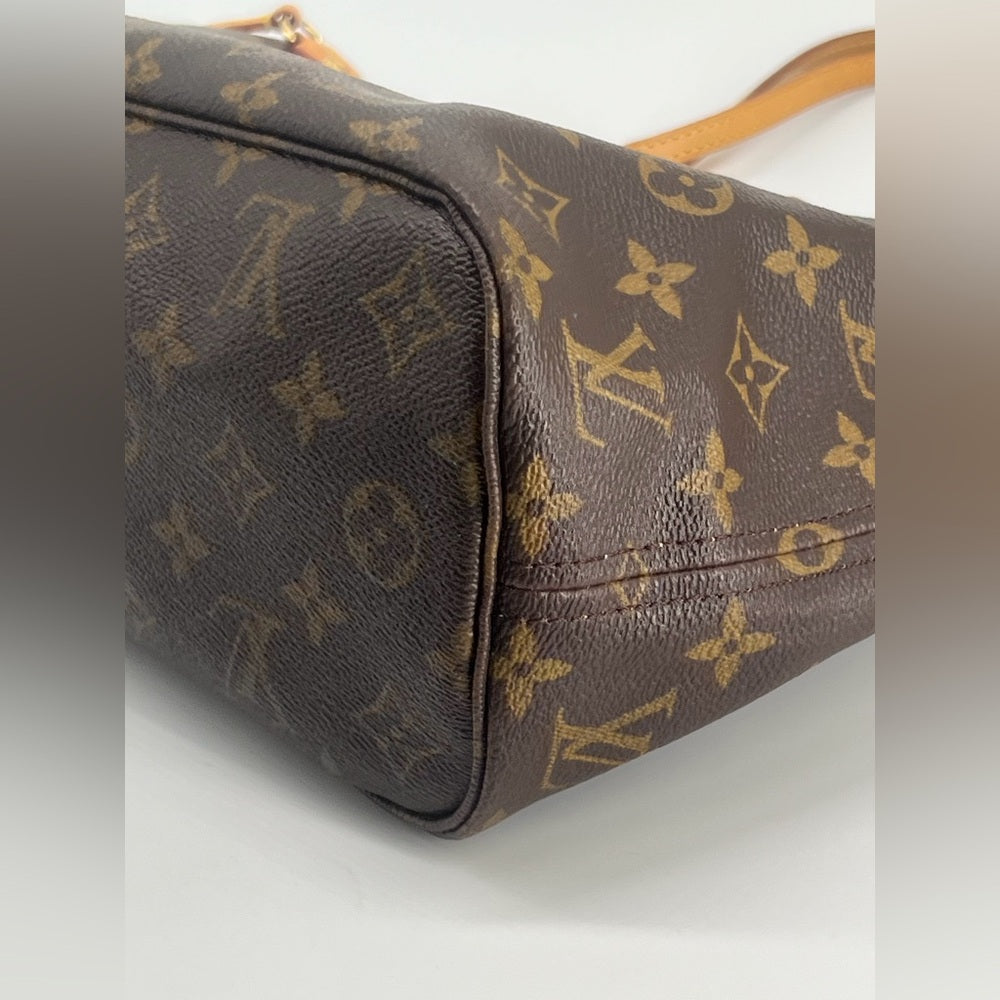 Louis Vuitton Neverfull PM Tote Monogram Brown Canvas Bag