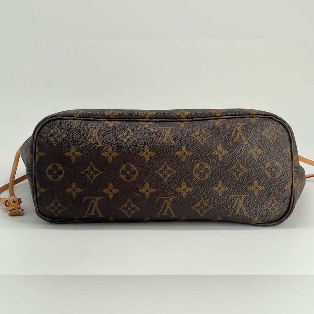 Louis Vuitton Neverfull PM Tote Monogram Brown Canvas Bag