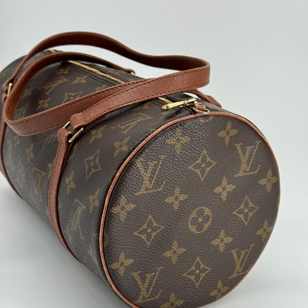 Louis Vuitton Papillon 30 Handbag in Brown Monogram Coated Canvas