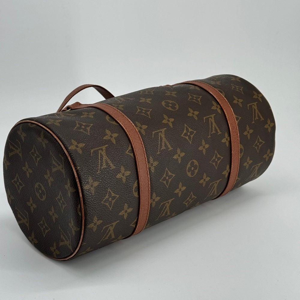 Louis Vuitton Papillon 30 Handbag in Brown Monogram Coated Canvas