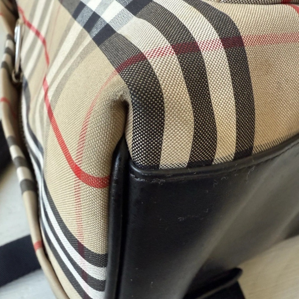 Burberry Jett Backpack Vintage Check Canvas Medium
