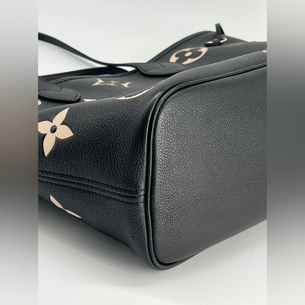 Louis Vuitton Neverfull MM Tote Monogram Empreinte Leather Bag