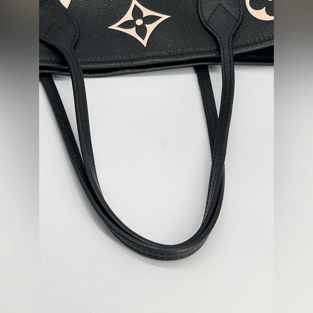 Louis Vuitton Neverfull MM Tote Monogram Empreinte Leather Bag