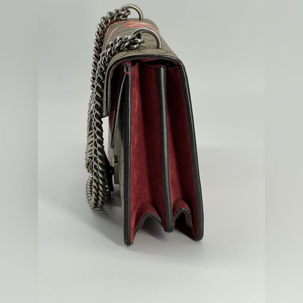 Gucci Dionysus Blooms GG Supreme Canvas Shoulder Bag