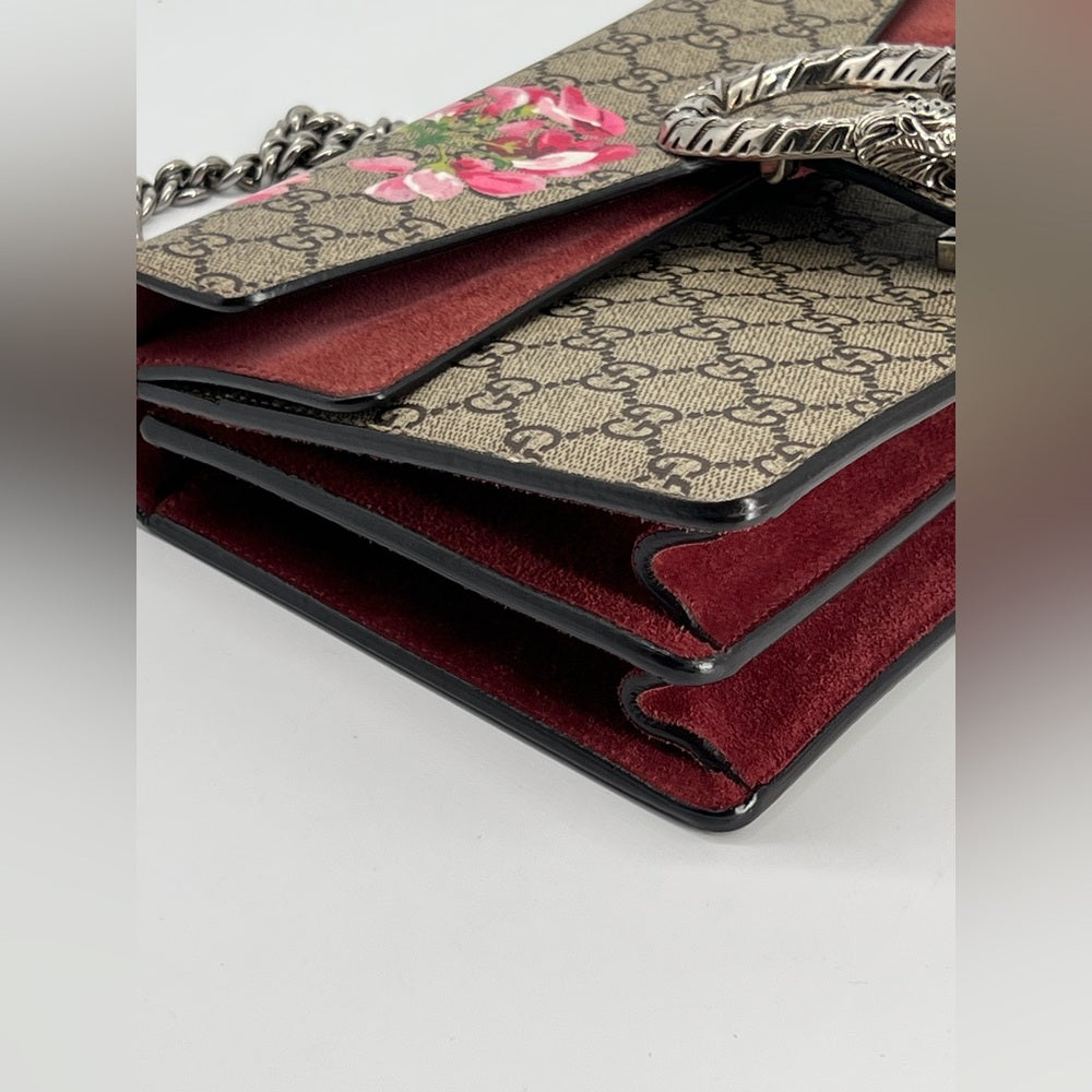 Gucci Dionysus Blooms GG Supreme Canvas Shoulder Bag