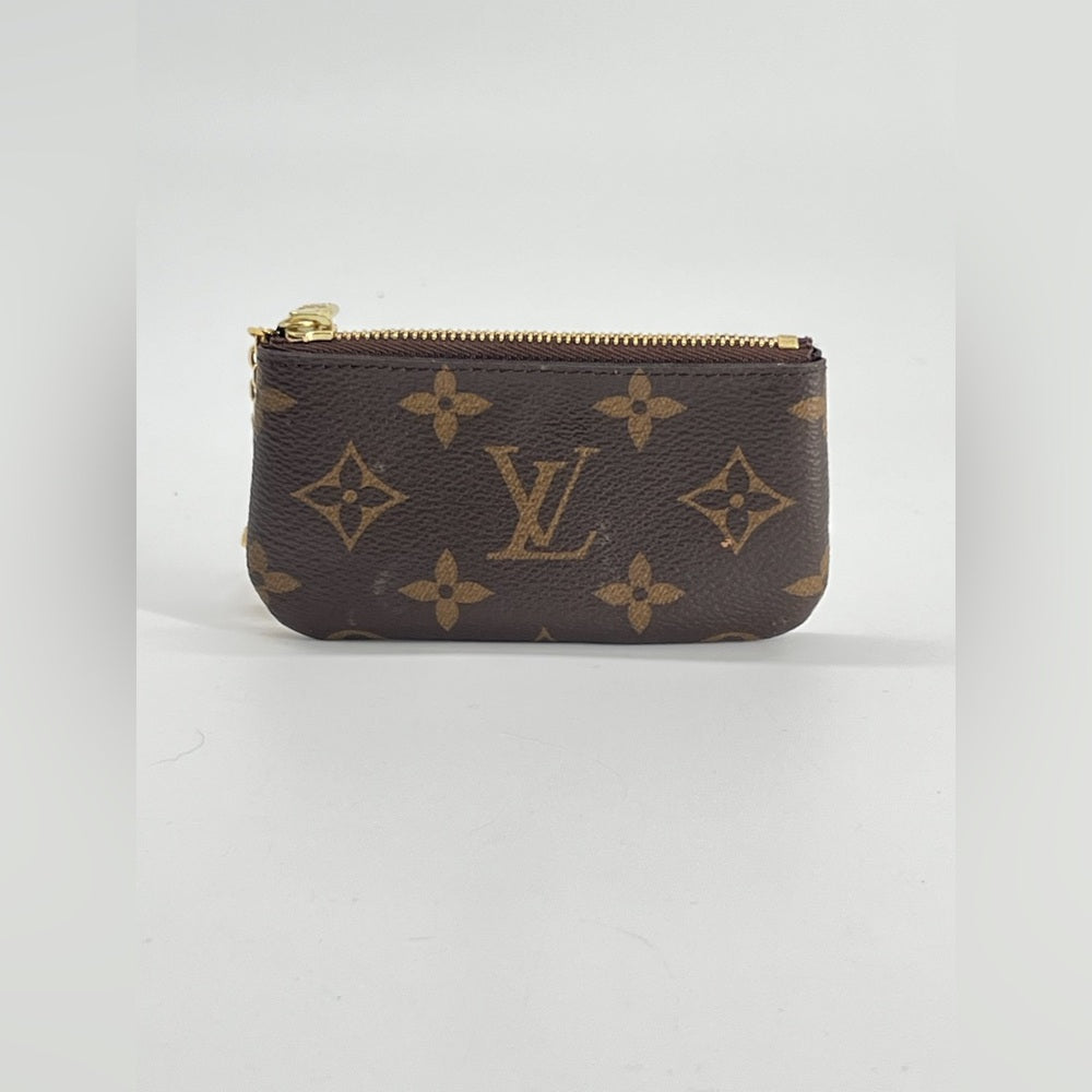 Louis Vuitton Key Pouch Monogram Canvas Pochette