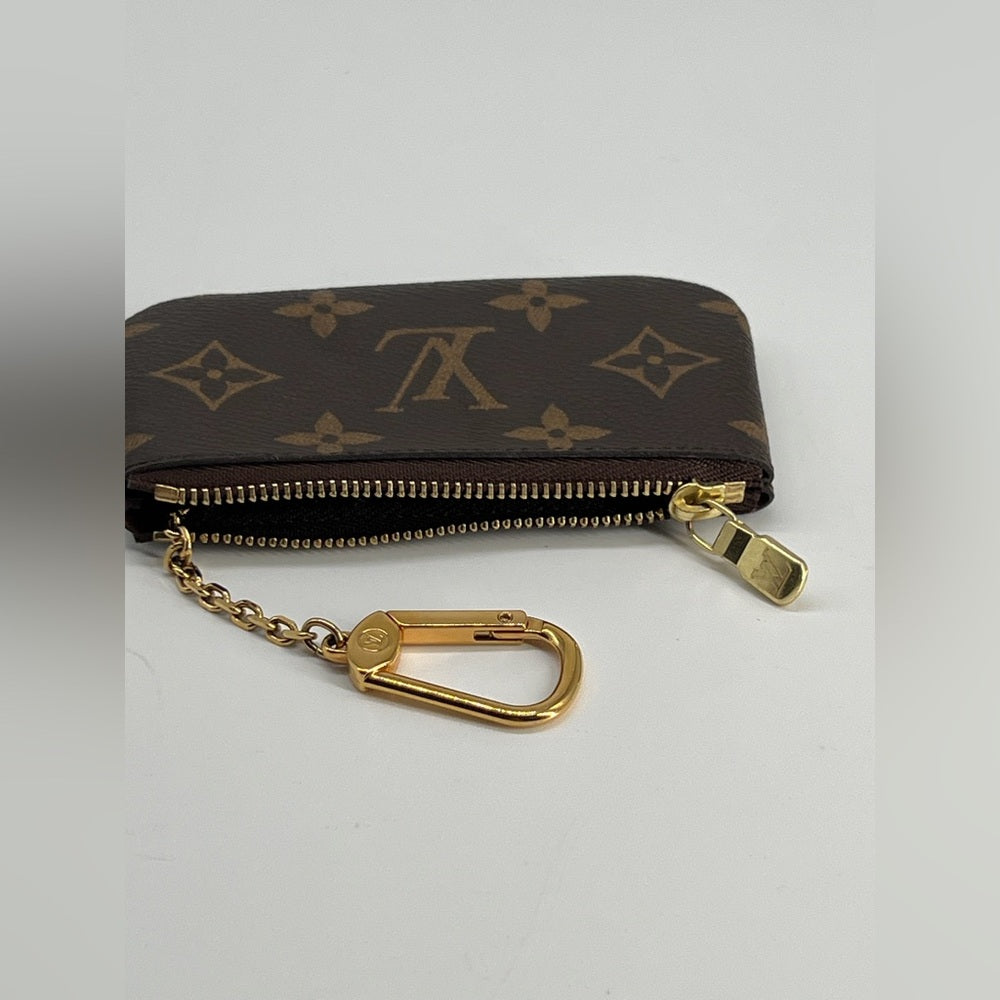 Louis Vuitton Key Pouch Monogram Canvas Pochette