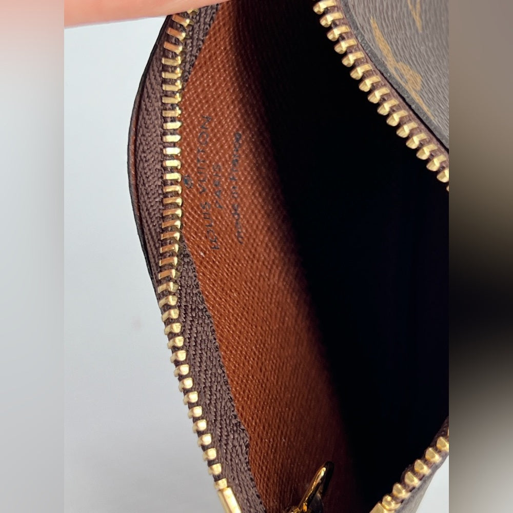 Louis Vuitton Key Pouch Monogram Canvas Pochette