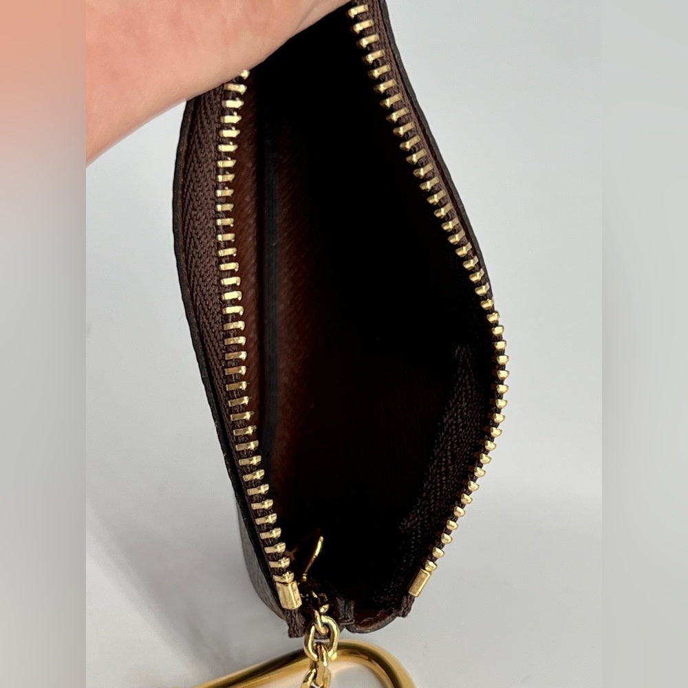Louis Vuitton Key Pouch Monogram Canvas Pochette
