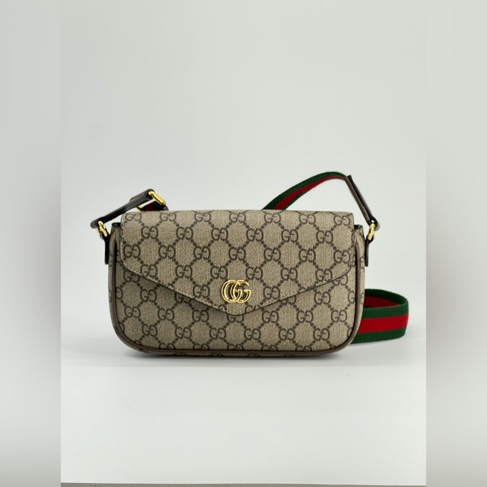 Gucci Ophidia Mini GG Supreme Canvas Shoulder Bag
