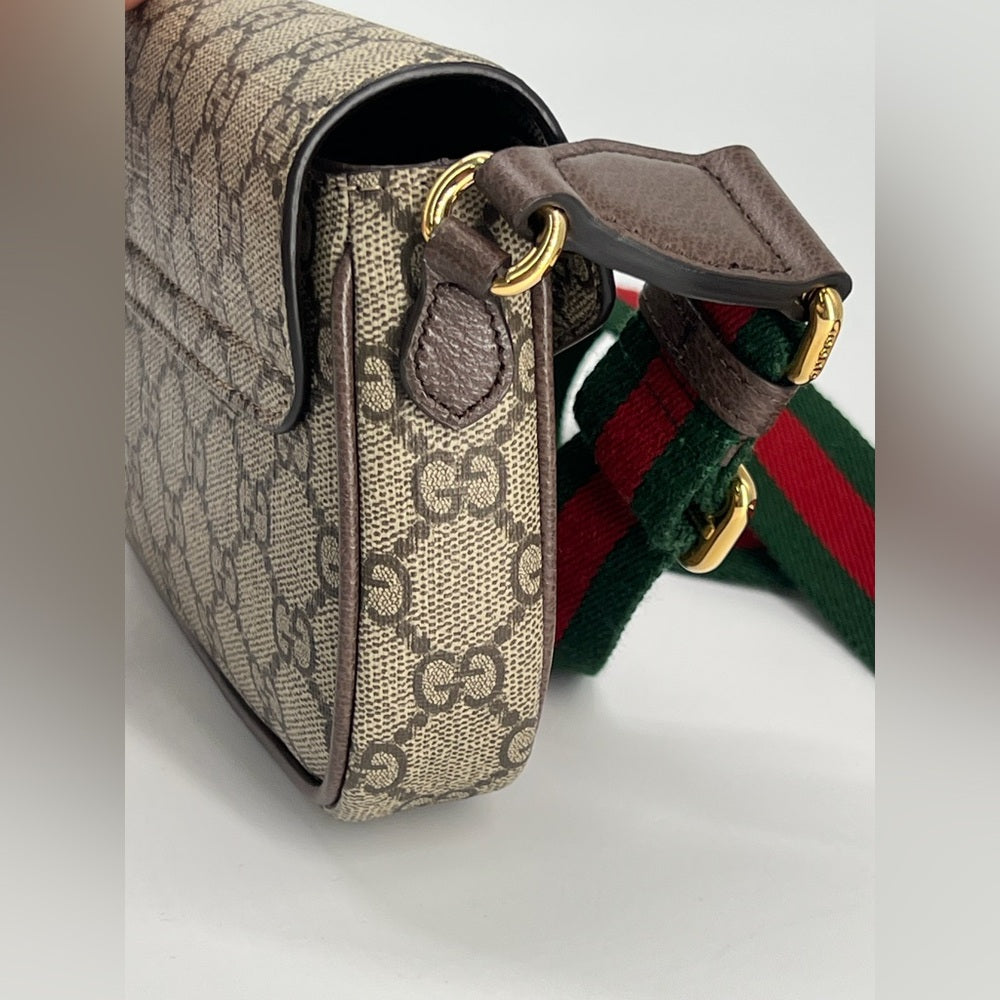 Gucci Ophidia Mini GG Supreme Canvas Shoulder Bag