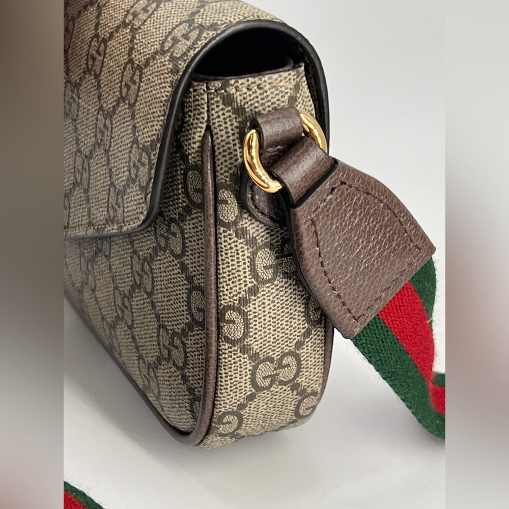 Gucci Ophidia Mini GG Supreme Canvas Shoulder Bag