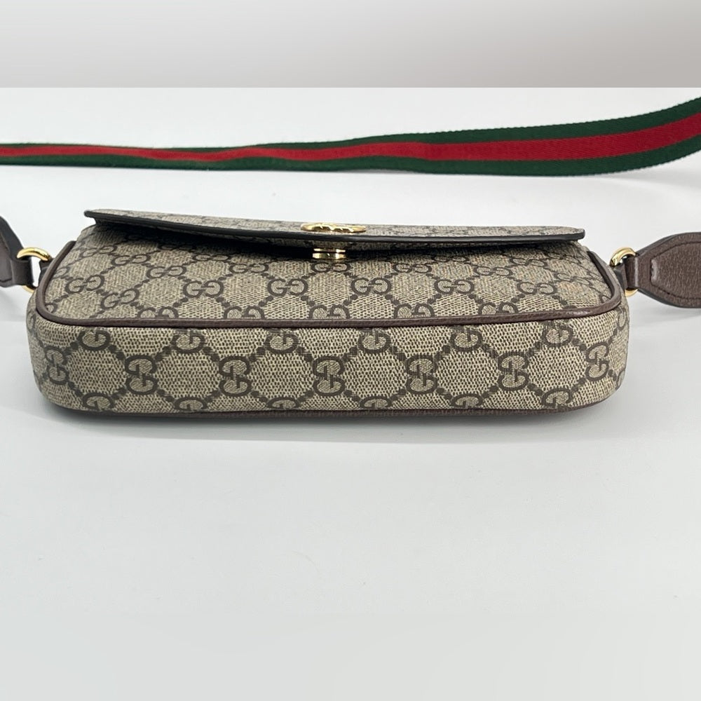 Gucci Ophidia Mini GG Supreme Canvas Shoulder Bag