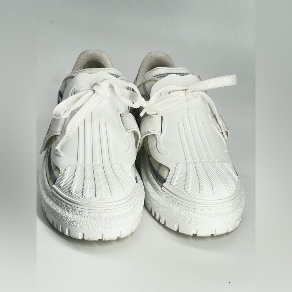 Christian Dior ID Sneaker White And Blue Technical Fabric Size EU34