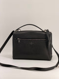 Louis Vuitton My Lockme Calfskin Top Handle Bag Black