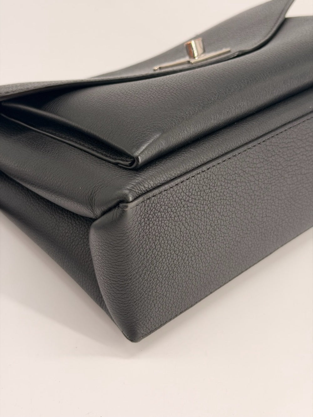 Louis Vuitton My Lockme Calfskin Top Handle Bag Black