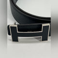 Hermes Chamonix Reversible H Belt 44inch