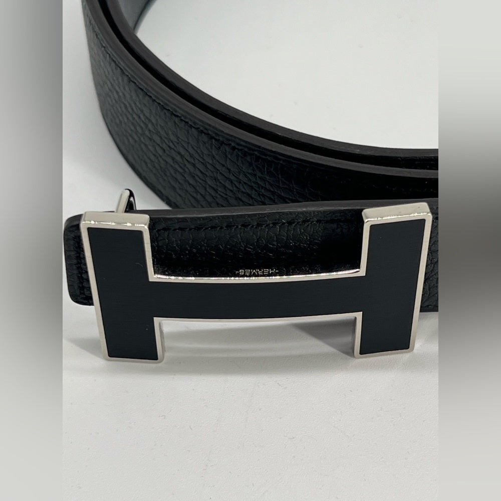 Hermes Chamonix Reversible H Belt 44inch
