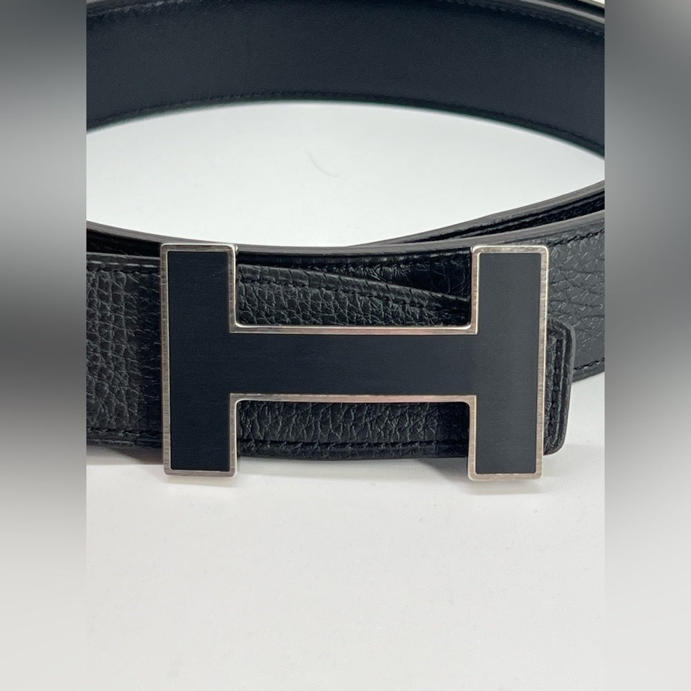 Hermes Chamonix Reversible H Belt 44inch