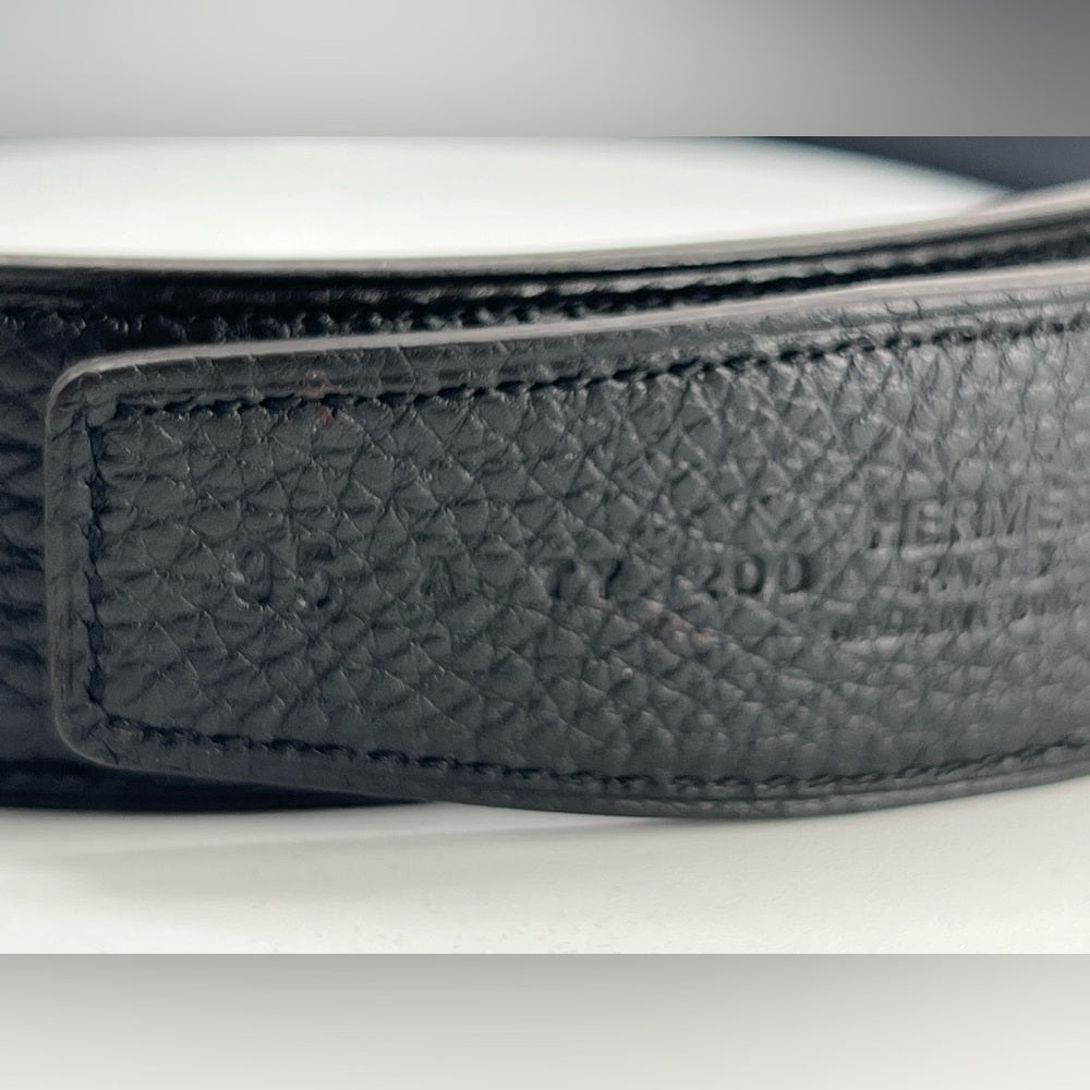 Hermes Chamonix Reversible H Belt 44inch