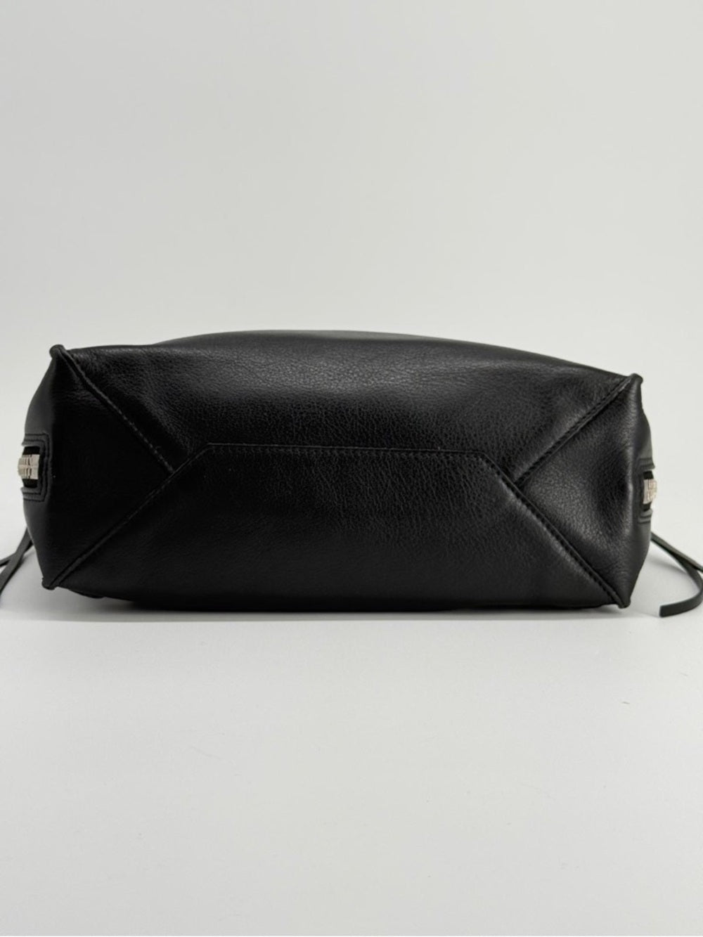 Balenciaga Mini Papier A4 Two Tone Black Leather Shoulder Bag