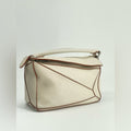 Loewe Puzzle Small Beige Leather Shoulder bag