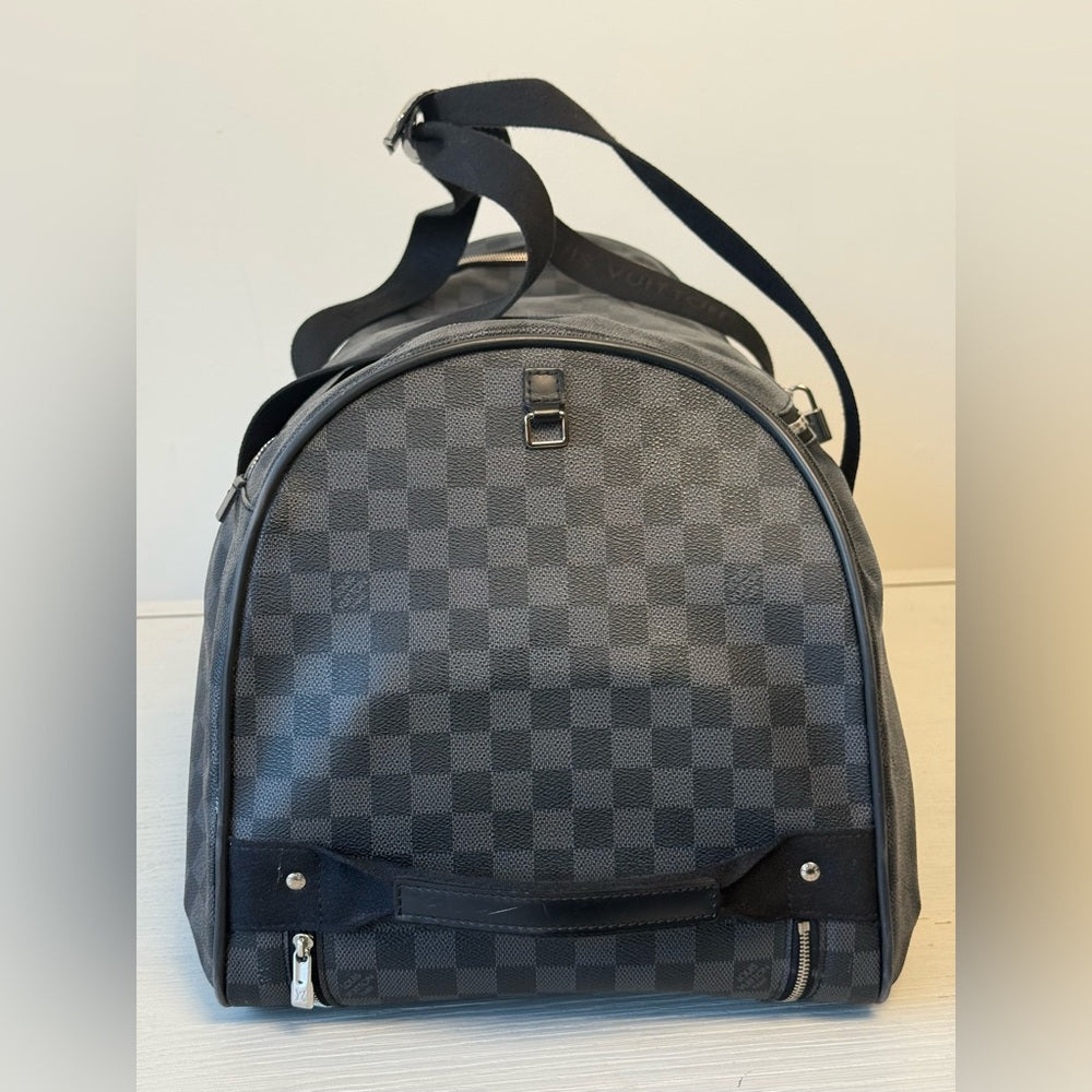 Louis Vuitton Neo Eole 55 Rolling Duffle Bag in Damier Graphite Canvas