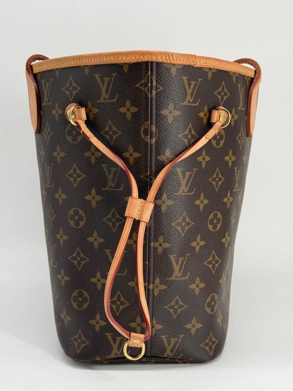 Louis Vuitton Neverfull MM Monogram Shopping Tote Bag w/ pouch