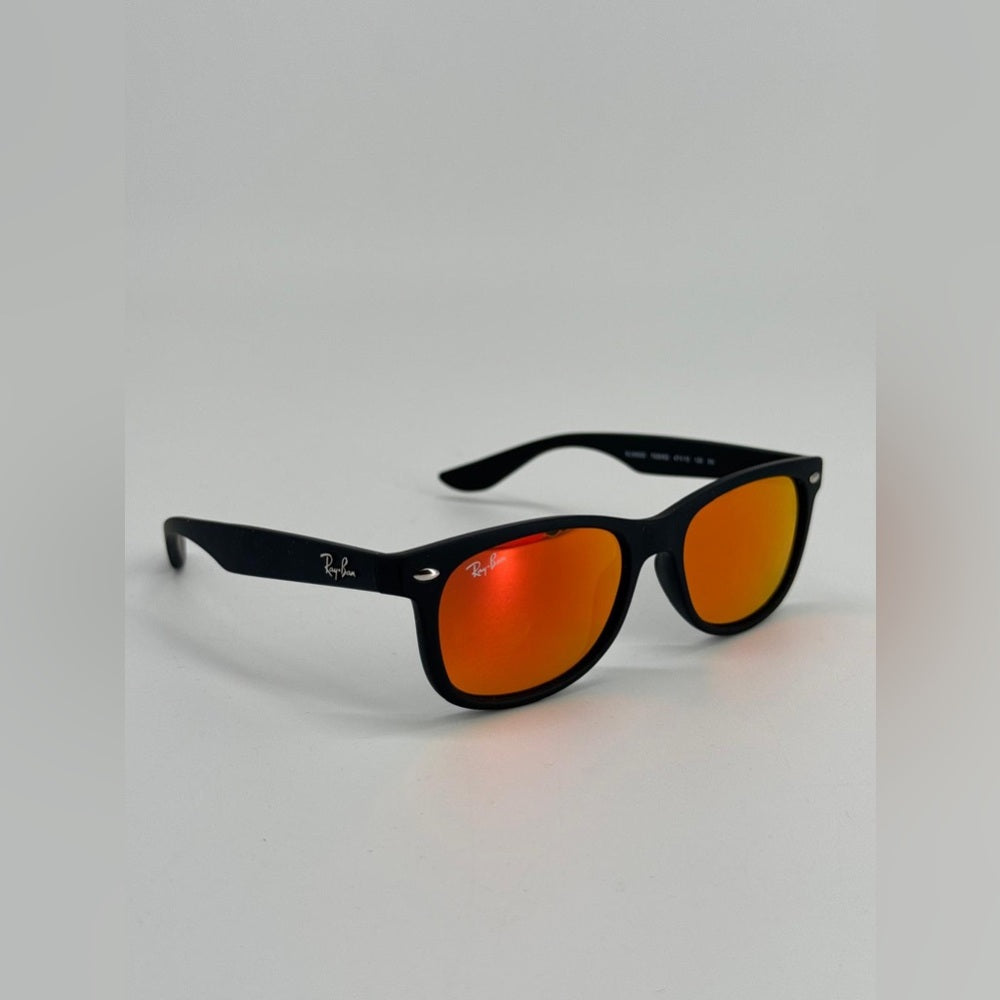 Ray-Ban Kids Sunglasses RJ 9052S 47-15 Black with Red Lenses